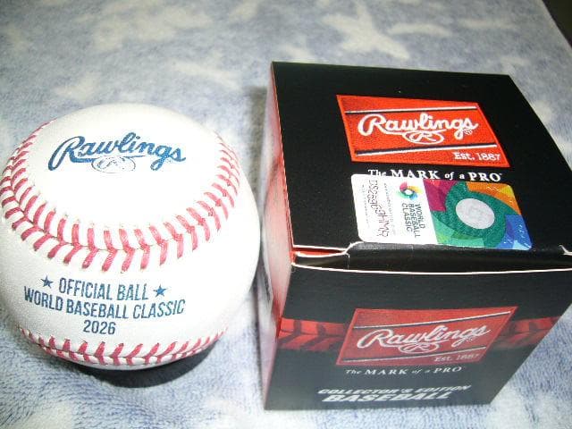 ＷＢＣ　2026ワールドベースボールクラシック　公式球　試合球　未使用　ケース付