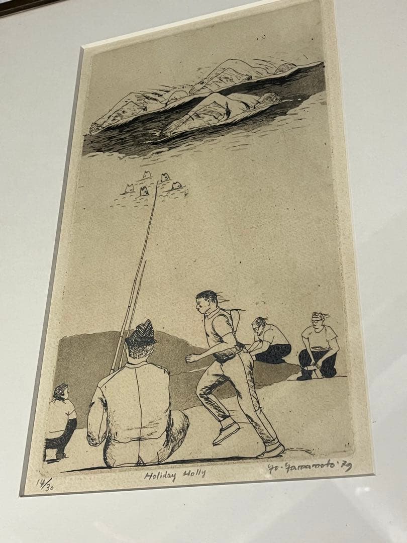 山本容子 限定30部 エッチング 銅版画 希少 絵画 直筆サイン有り