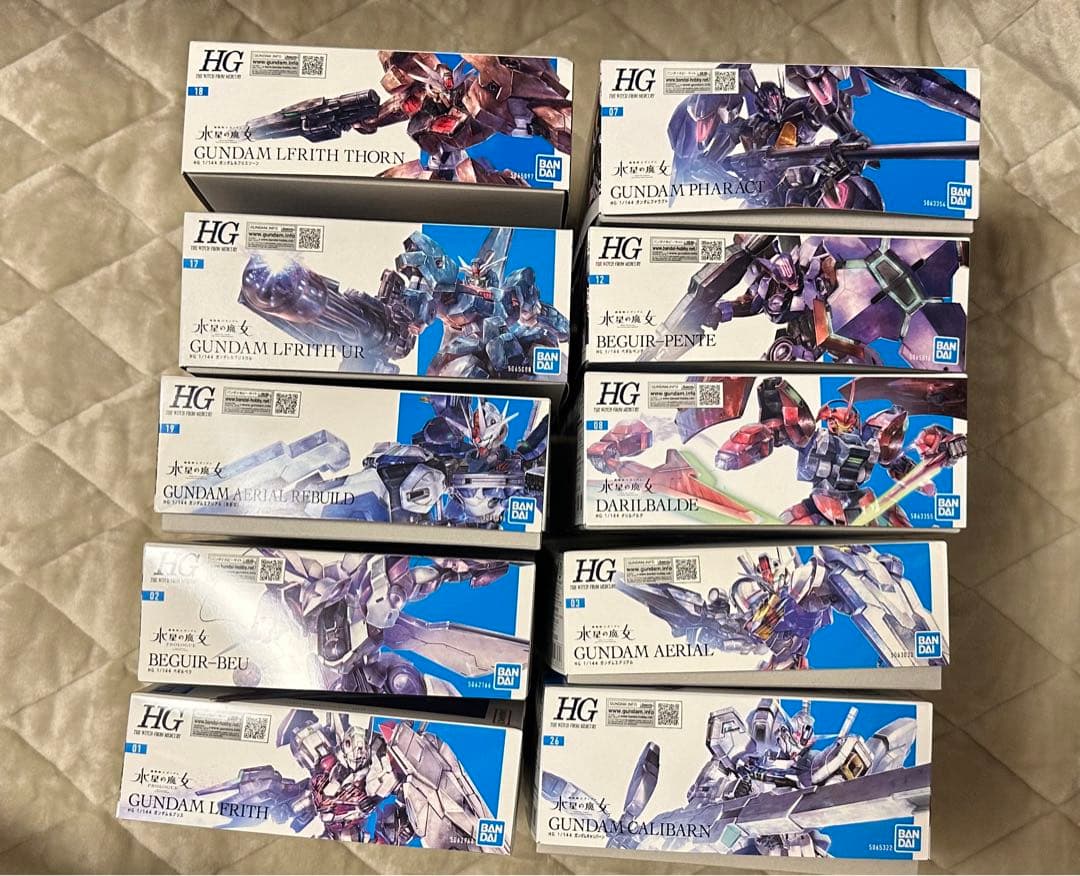 水星の魔女 HG キット10体セット