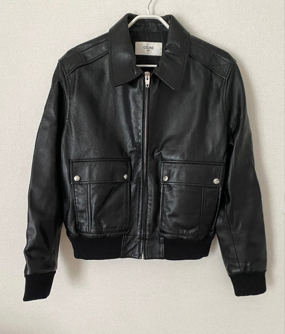 カ*ん様 CELINE クラシックアビエーター ブルゾン / ソフトラムスキン