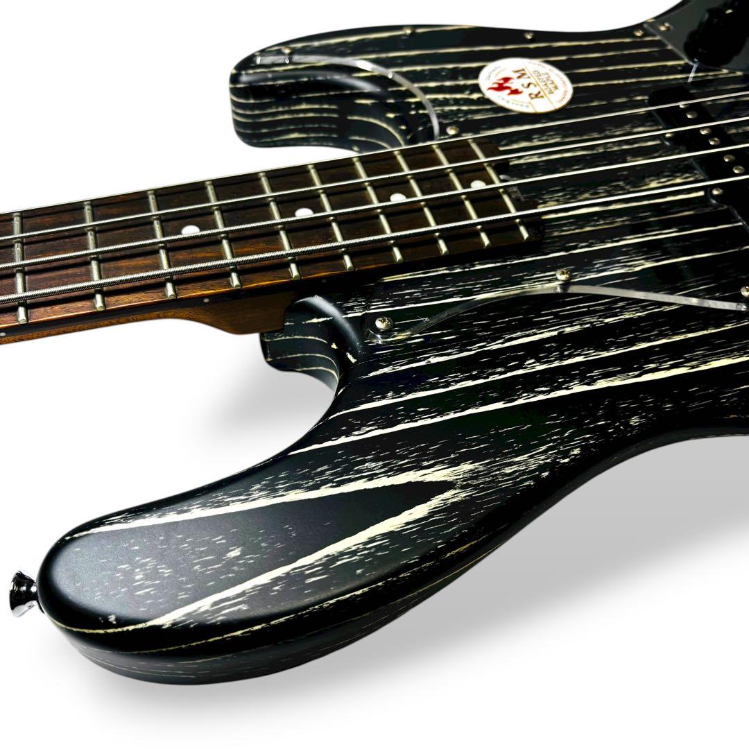 【希少】バッカス SWL4-ASH RSM エレキベース 上位モデル ゼブラ
