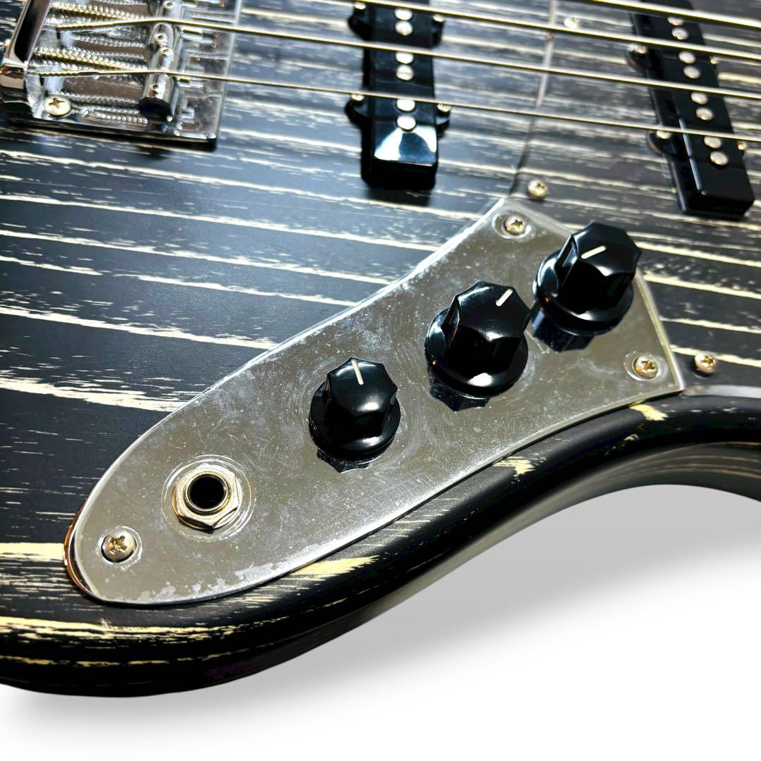 【希少】バッカス SWL4-ASH RSM エレキベース 上位モデル ゼブラ