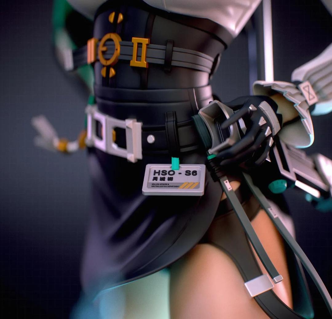 1/7　未塗装 未組立　【ヤナギ ゼンレスゾーンゼロ】フィギュア　ガレージキット