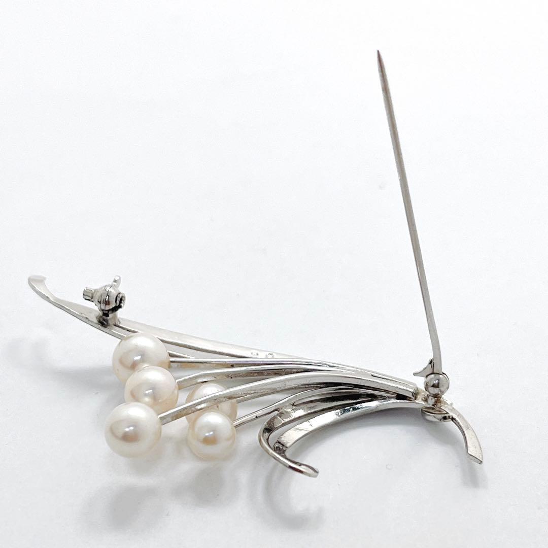 美品✨MIKIMOTO ミキモト パール ブローチ　フラワー　ブーケ