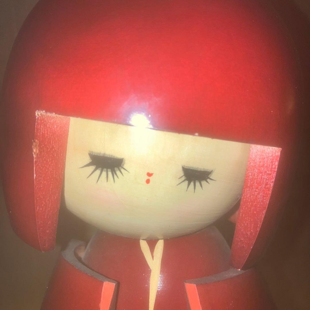 【超特級呪物】曰く付き　チョウピラコ様宿る可愛らしいコケシ人形　縁起物　開運