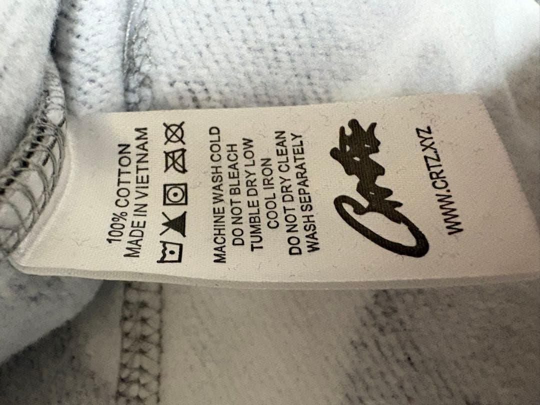 Corteiz グレー系迷彩 ジップアップパーカー