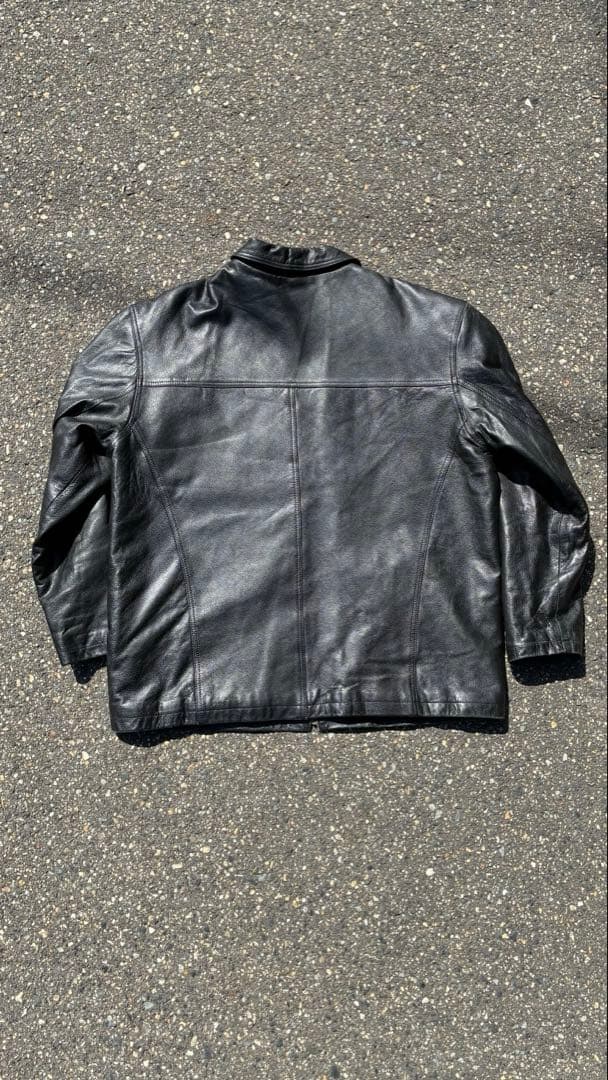 GIANNI VALENTINO レザージャケット　ブラック