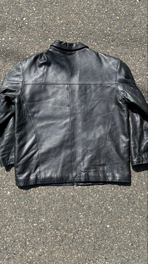 GIANNI VALENTINO レザージャケット　ブラック