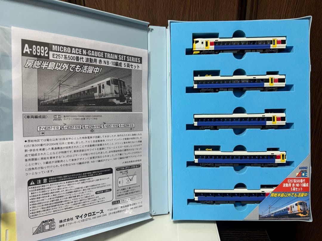マイクロエース A-8992 E257系500番台 波動用 赤 NB-10編成