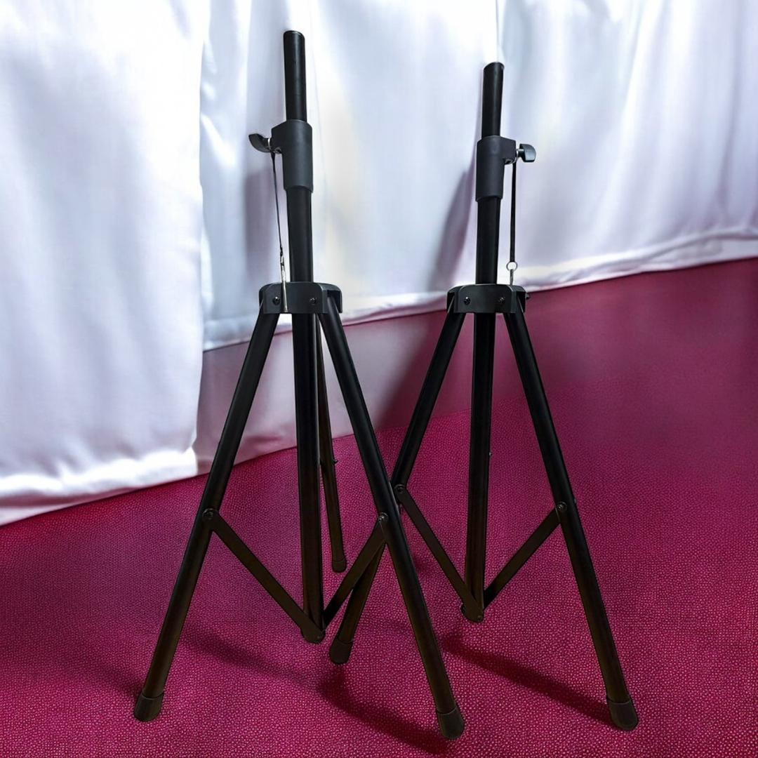 ☆送料無料 美品 三脚 スピーカースタンド 2本 PAスピーカー
