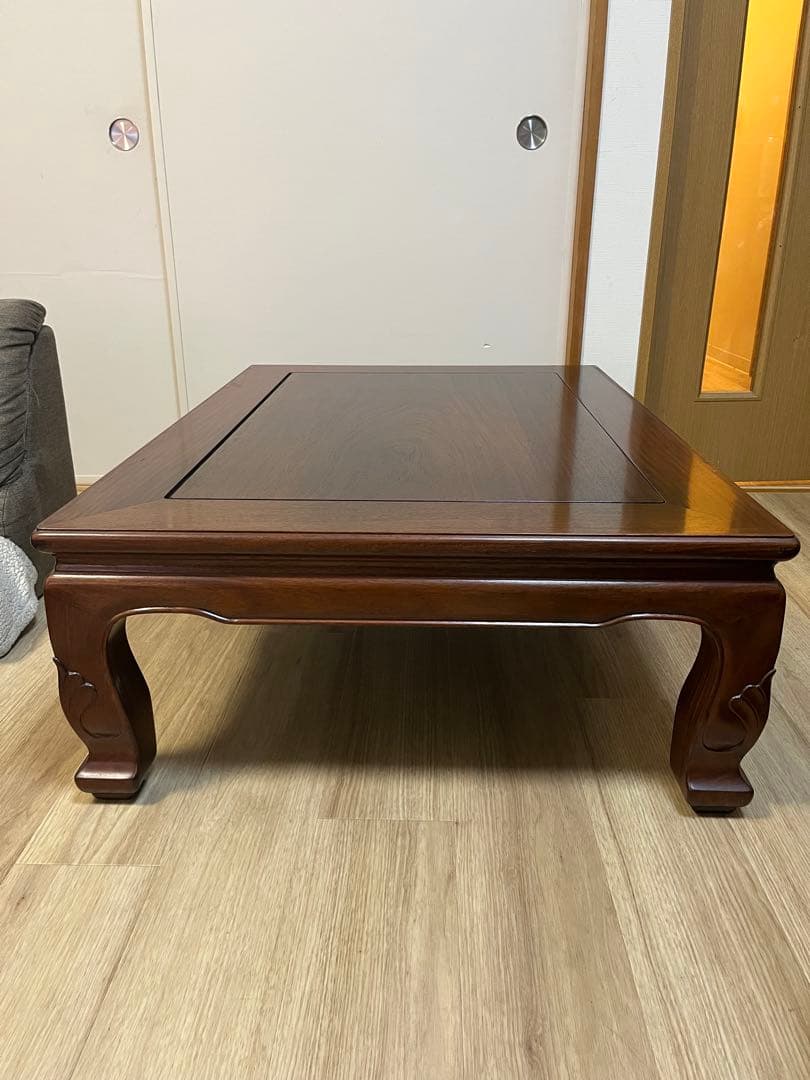 ちゃぶ台　大阪唐木指物　中澤唐木　尾崎作