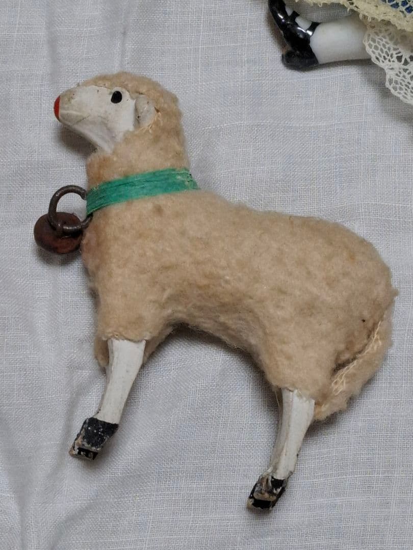 アンティークビスクドール★羊★ミニョネット★フランス人形★ジュモー★ドイツドール