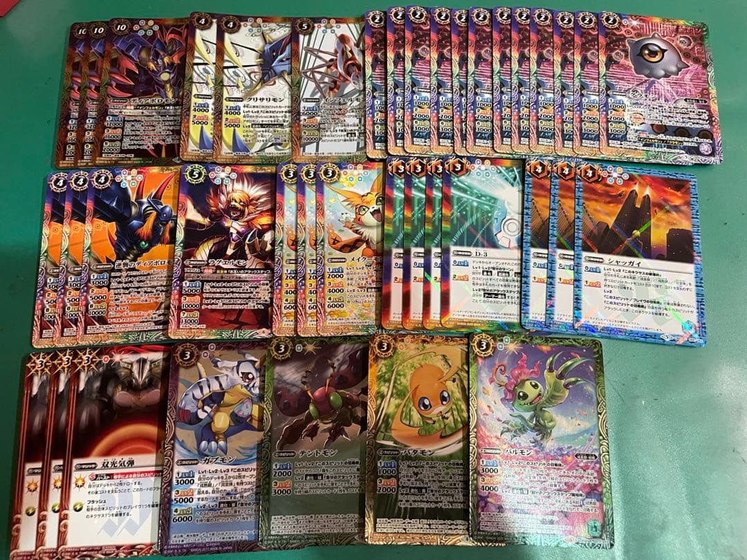 バトスピ　デジモンデッキ　まとめ　パーツ