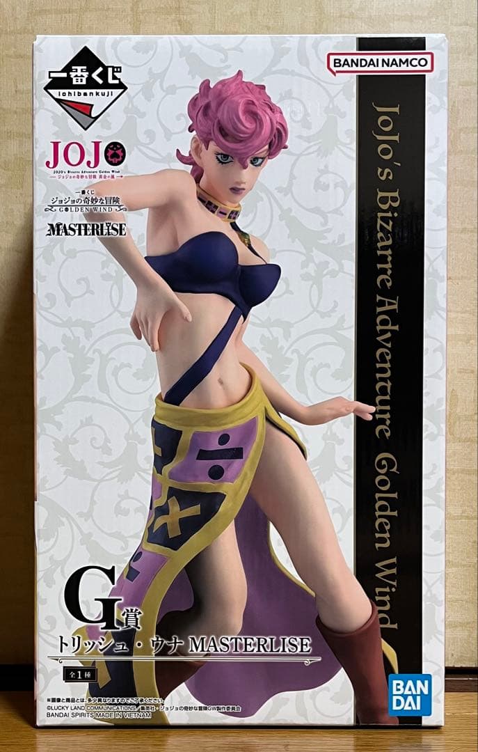 ジョジョの奇妙な冒険 1番くじ　ポルナレフ　トリッシュウナ　フィギュア