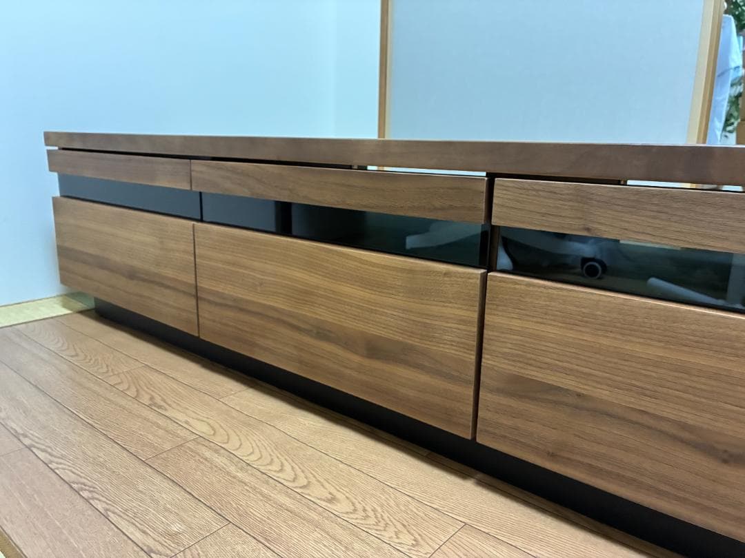 ニトリ　テレビ台(ローボードハヅキ2 150 MBR)