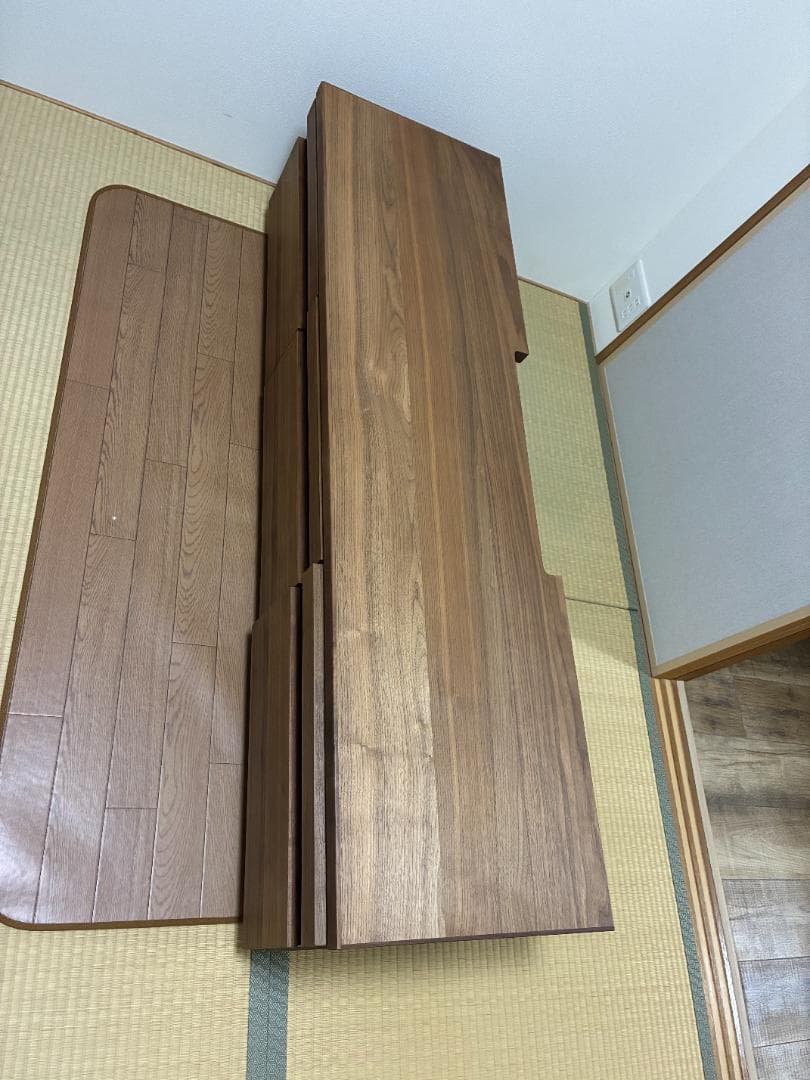 ニトリ　テレビ台(ローボードハヅキ2 150 MBR)