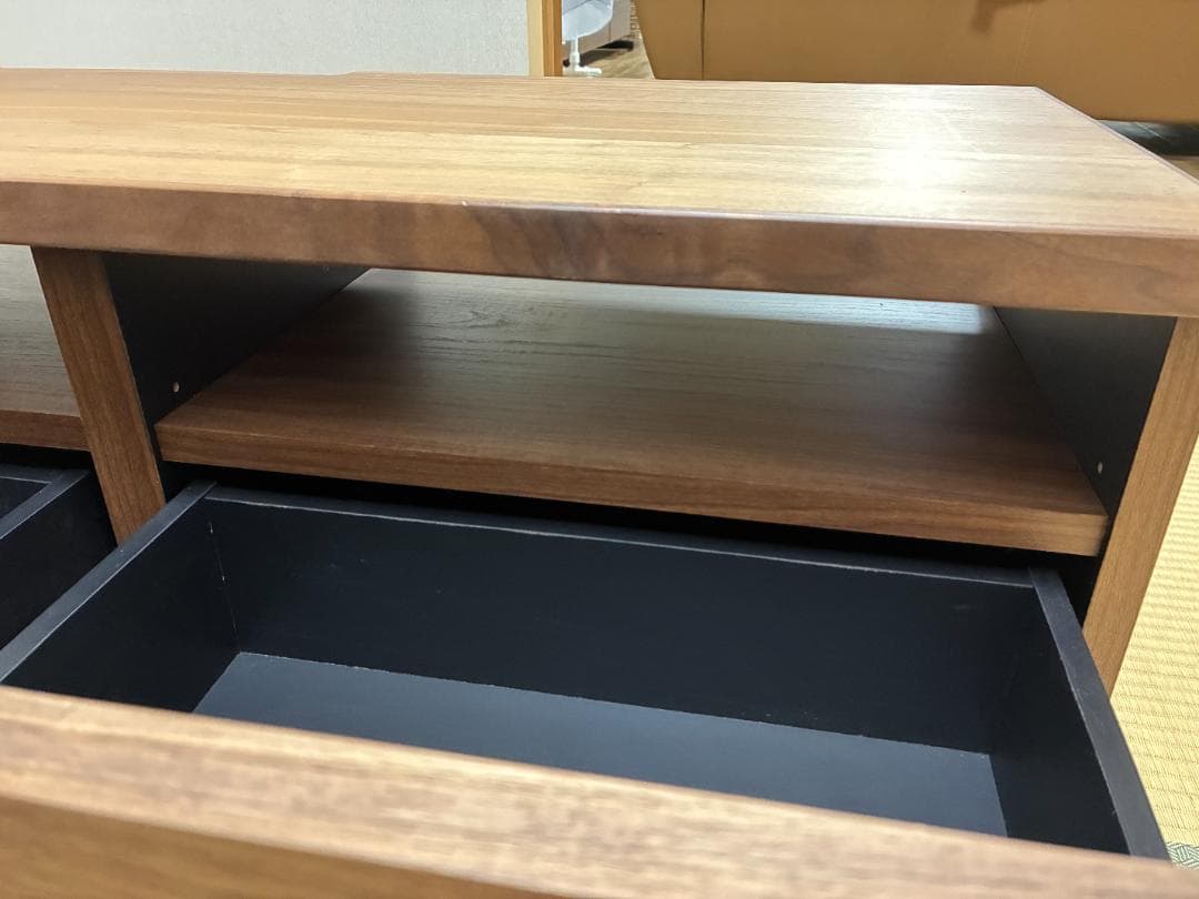 ニトリ　テレビ台(ローボードハヅキ2 150 MBR)