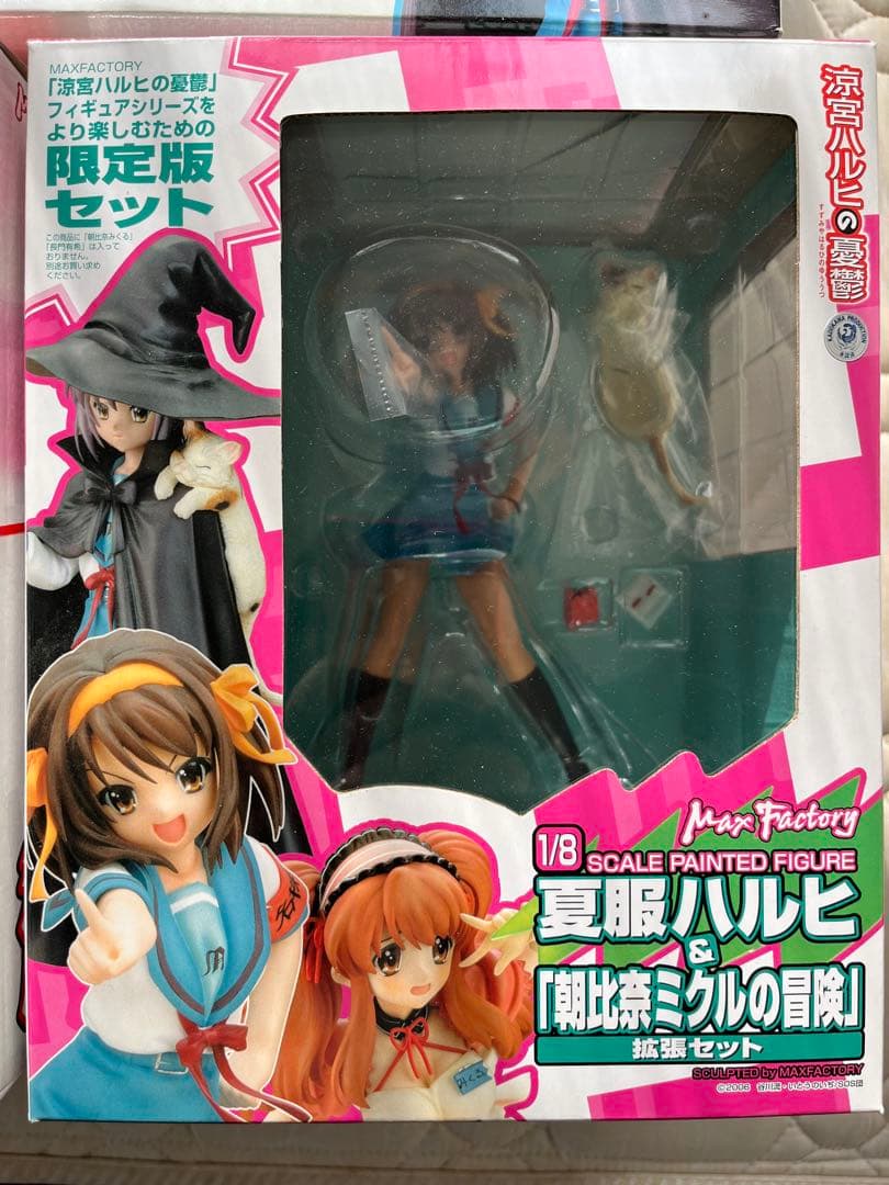 涼宮ハルヒ 長門有希 朝比奈ミクル フィギュア 限定セット ねんどろいどぷち付