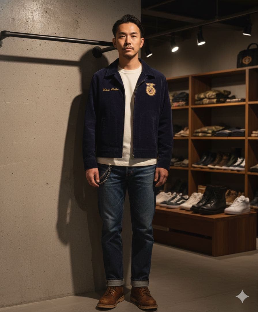 #84XLサイズ FFA JACKET ジャケット 新品未使用ネイビ ー当日出荷