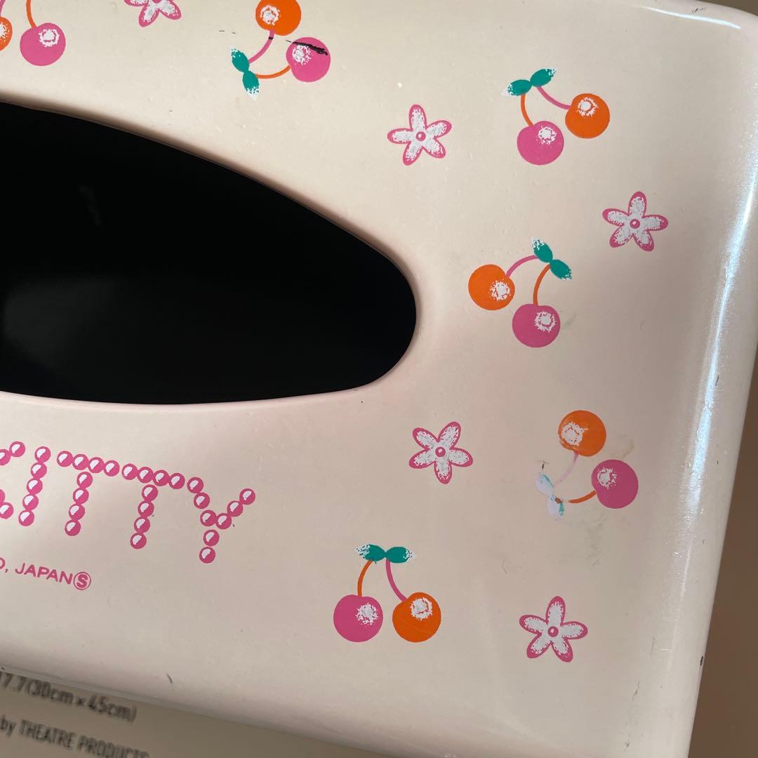 レア　ハローキティ レトロ　ティッシュボックスカバー　1998