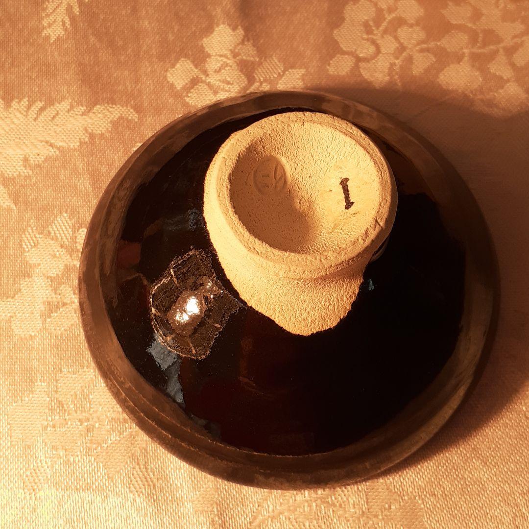 験の良い木の葉天目盃　❤️加藤仁　作