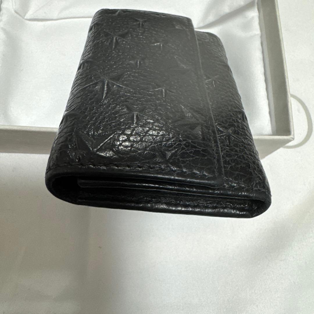 JIMMY CHOO ブラック レザー キーケース