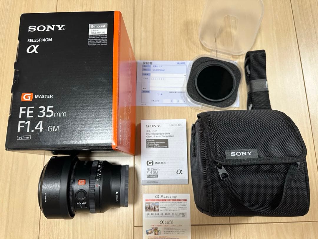 SONY FE 35mm F1.4 GM SEL35F14GM　メーカー保証有り