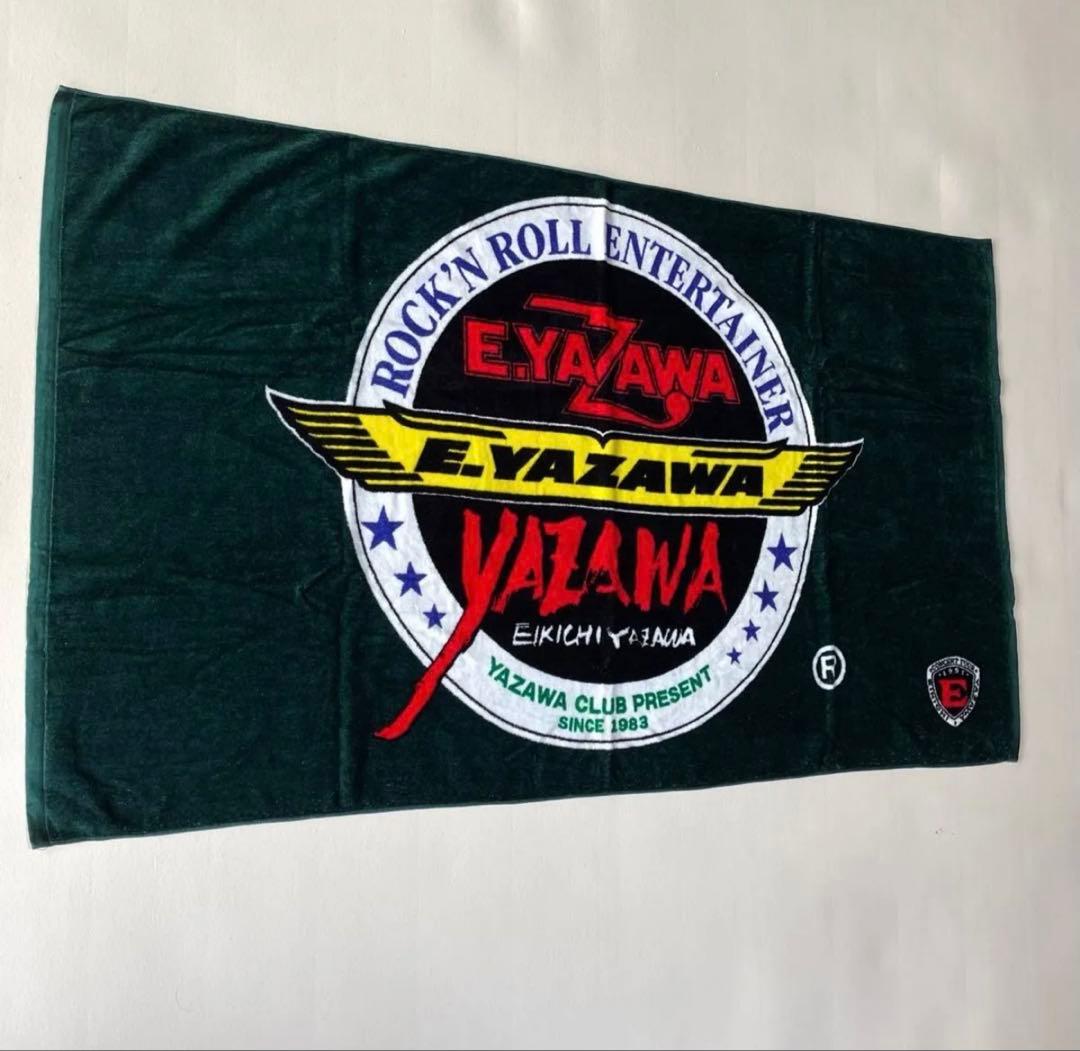 矢沢永吉/91sスリーロゴ/モスグリーン/左右にタグレア物/未使用品/当時物