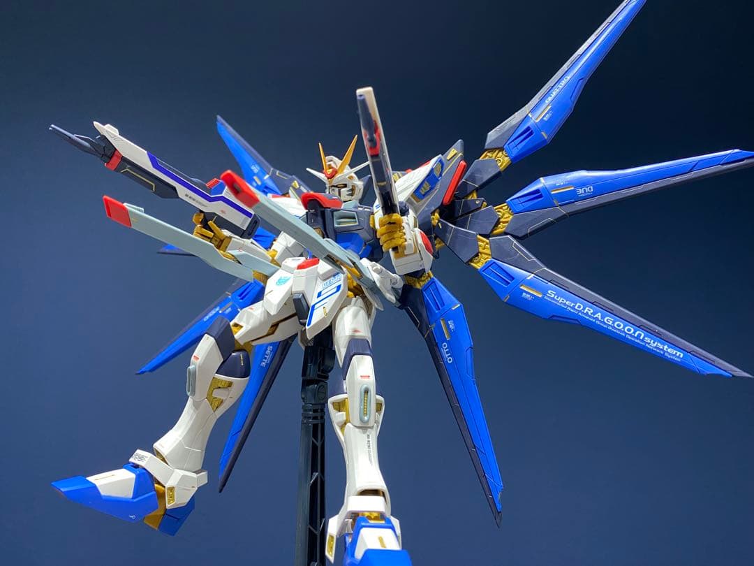 MG ストライクフリーダムガンダム、弍式風、マイティーストライク換装セット完成品