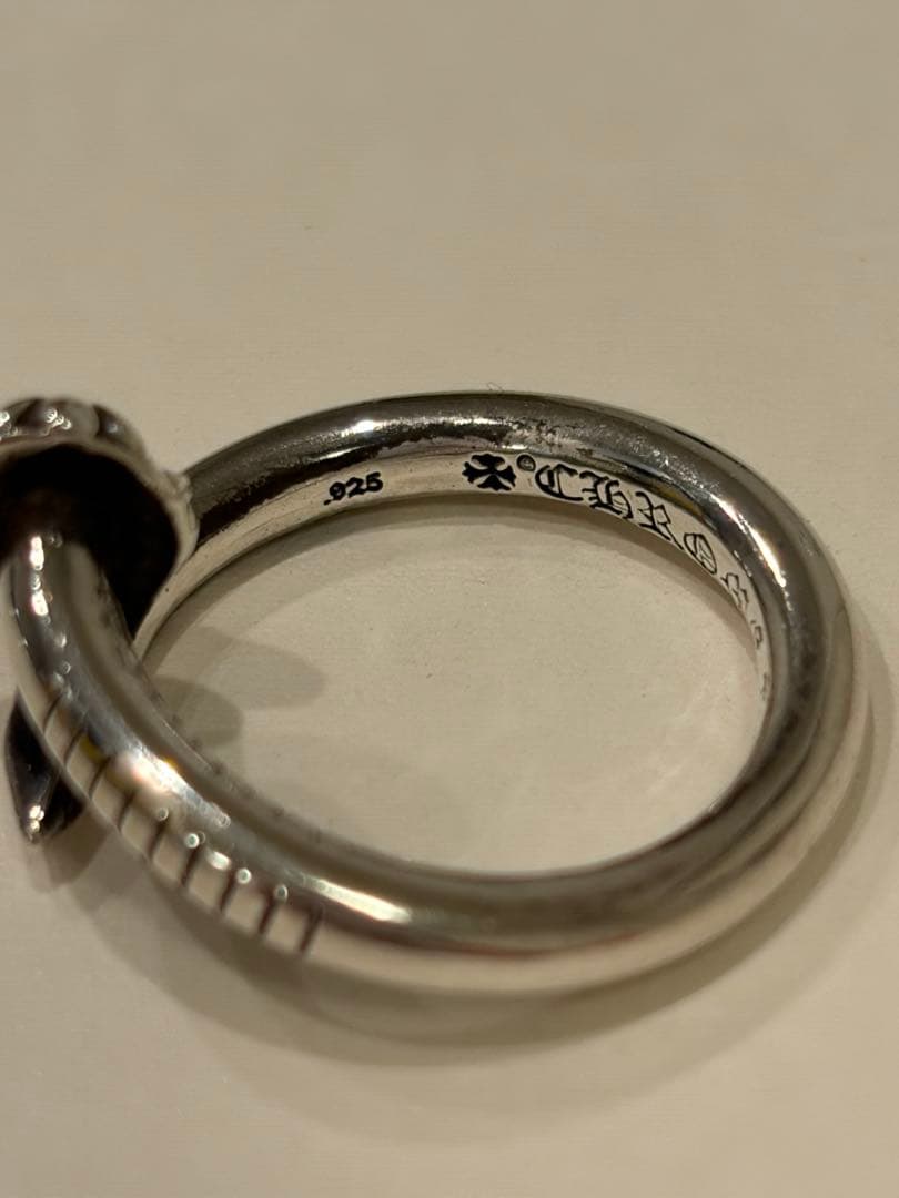 CHROME HEARTS クロムハーツ ネイル クロスボールリング US8