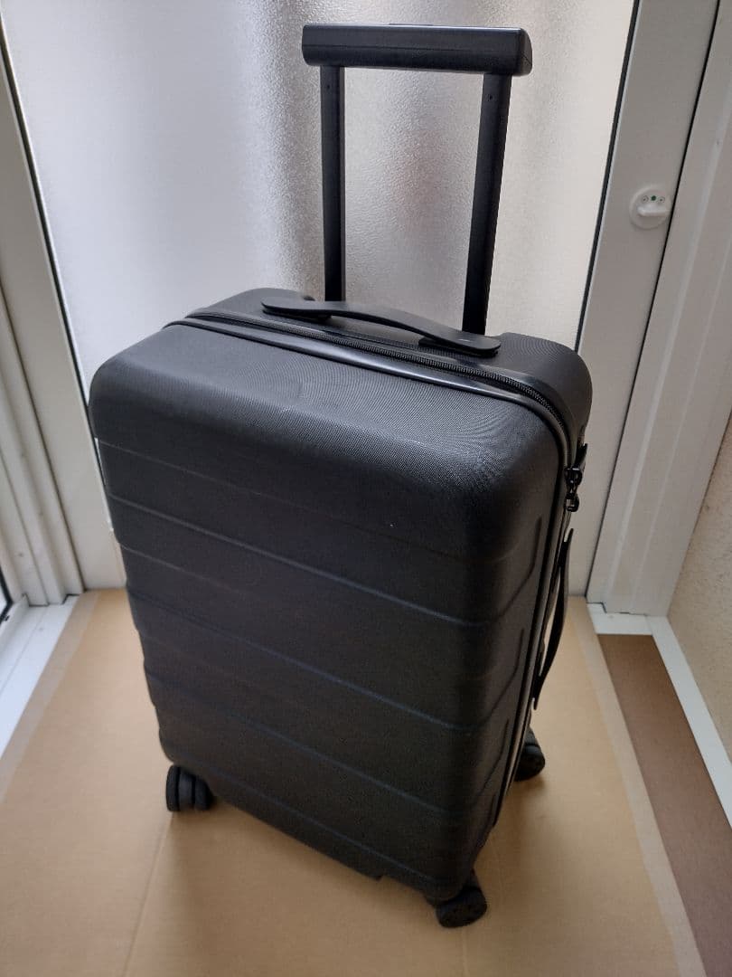 無印良品 キャリーケース36Ｌブラック 車輪ストッパー付 良品 機内持ち込み