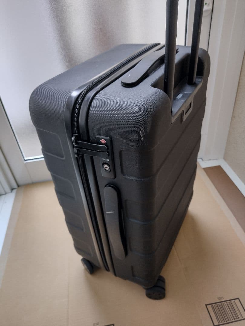 無印良品 キャリーケース36Ｌブラック 車輪ストッパー付 良品 機内持ち込み