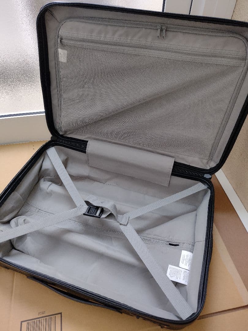 無印良品 キャリーケース36Ｌブラック 車輪ストッパー付 良品 機内持ち込み