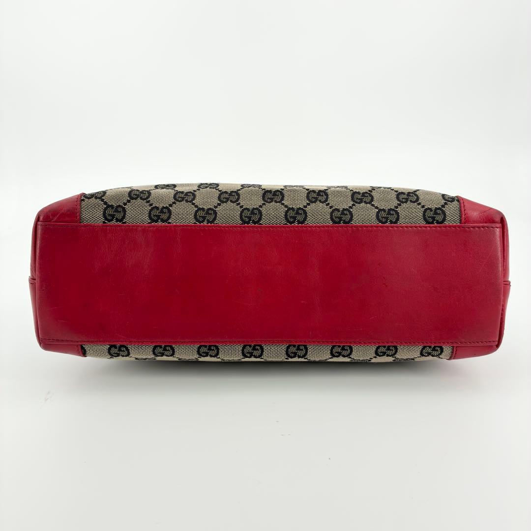 美品　GUCCI　グッチ　GGキャンバス　トートバッグ　ワンショルダー