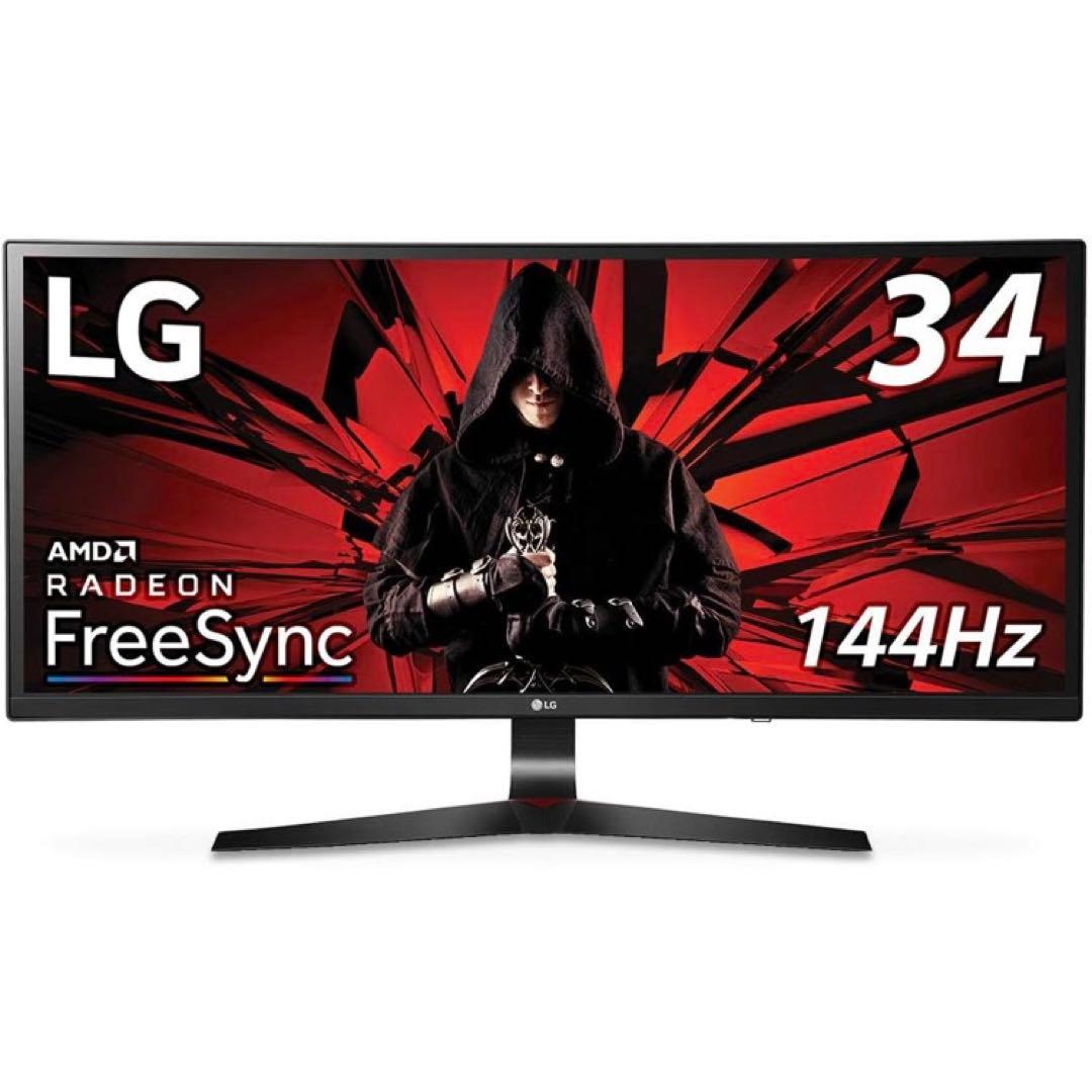 美品　LG ゲーミングモニター 34UC70GA-B ウルトラワイドモニター