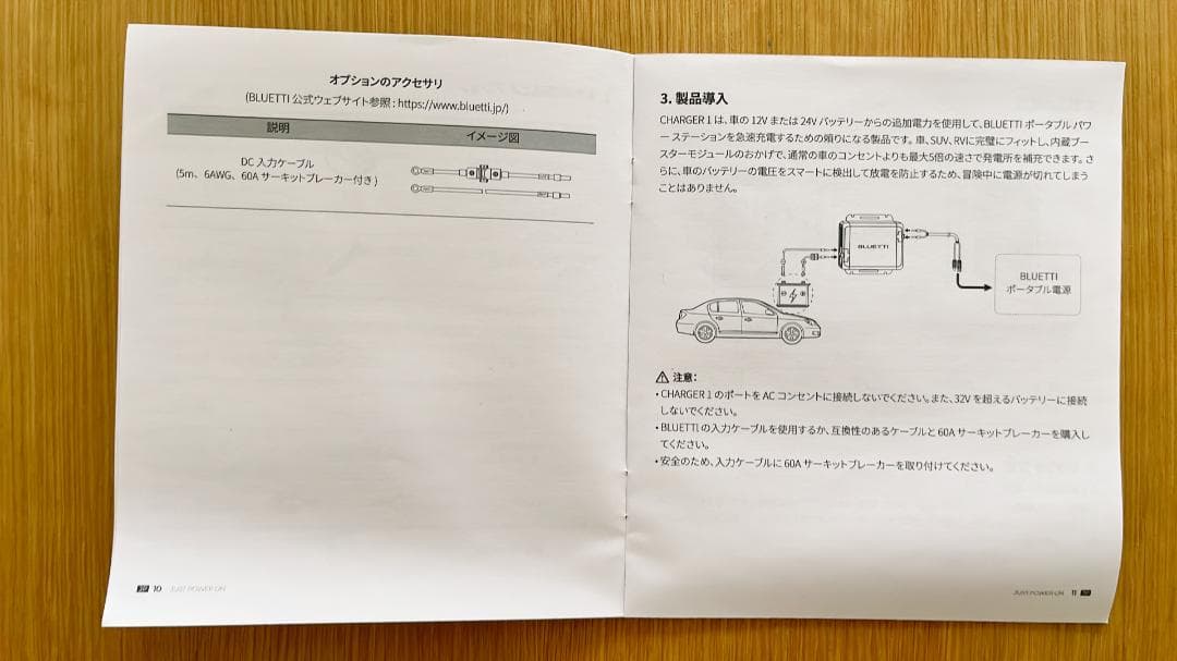 発電機・ポータブル電源 BLUETTI CHARGER1