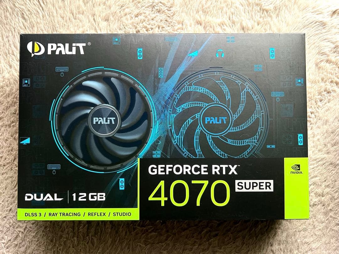 RTX 4070 SUPER12gb Palit 元箱・付属品あり
