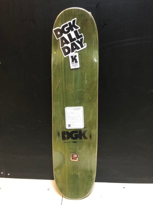 スケートボード　デッキ　 DGK GHETTO FAB size 7.80