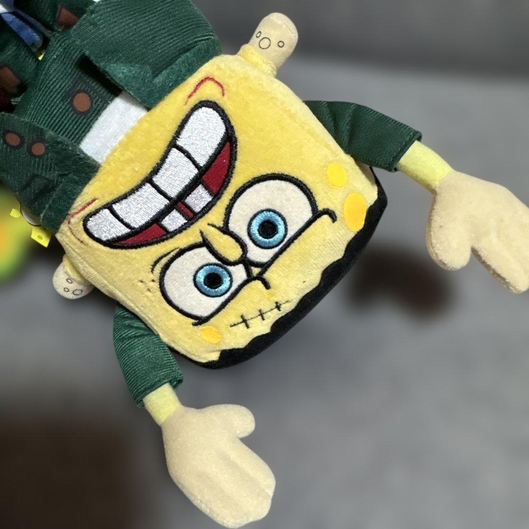 タグ付　スポンジボブ　ホラーシリーズ　フランケンシュタイン/ドラキュラぬいぐるみ