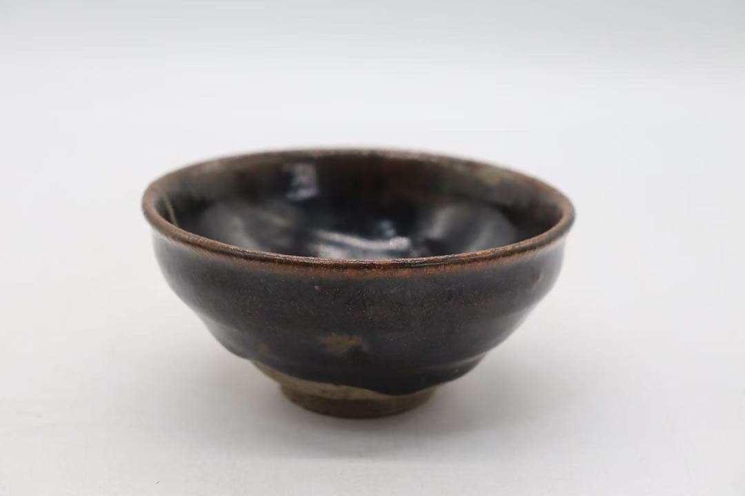 中国　黒釉天目茶碗 建窯　送料込み250330