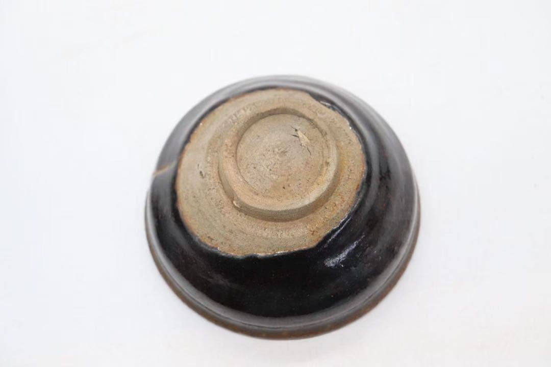 中国　黒釉天目茶碗 建窯　送料込み250330