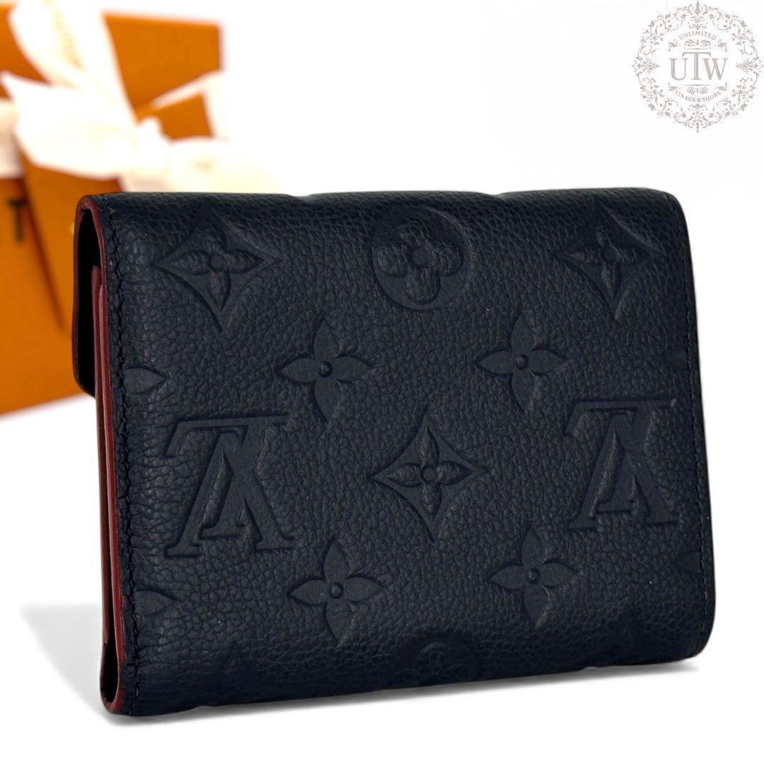 未使用級　ヴィトン アンプラント ポルトフォイユヴィクトリーヌ マリーヌルージュ