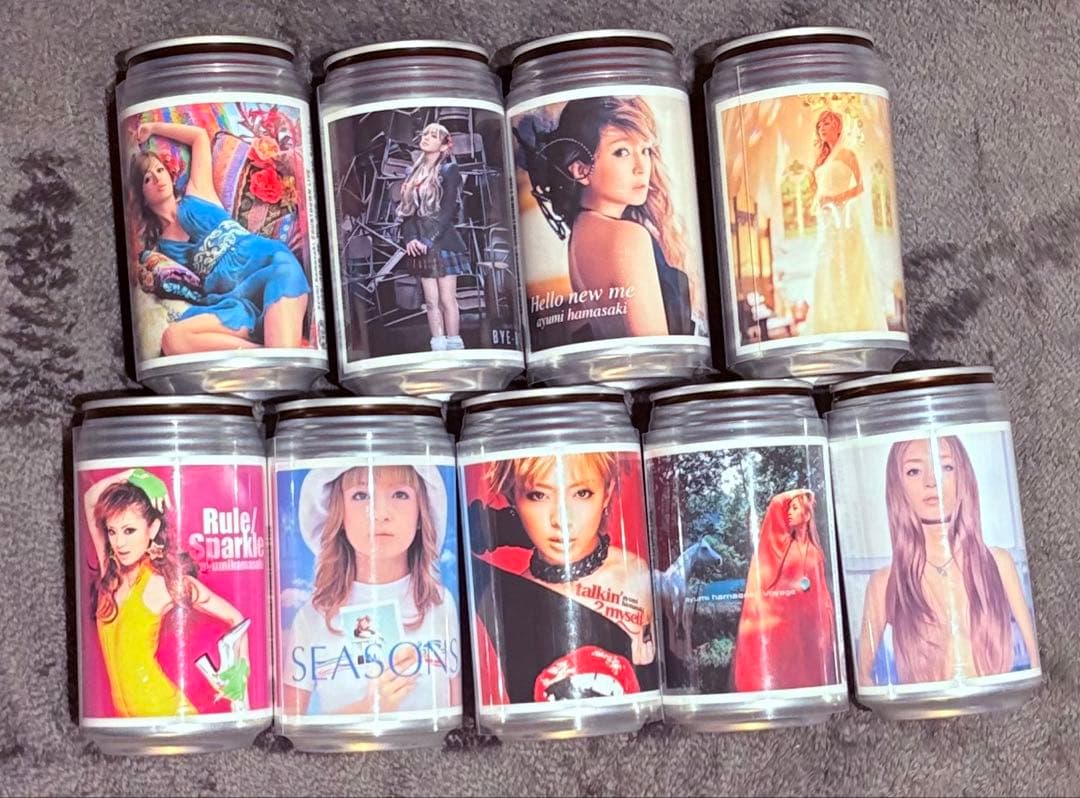 浜崎あゆみ　サントリーウーロン茶　オリジナルラベル缶　ayu缶　9本セット