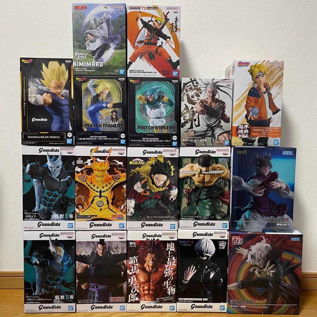 少年誌プライズフィギュアまとめ売り　17点セット