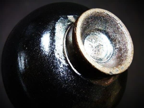 丹波焼 天目 市野寛治 丹波立杭焼 天目茶碗 茶道具 抹茶茶碗 逸品 共布