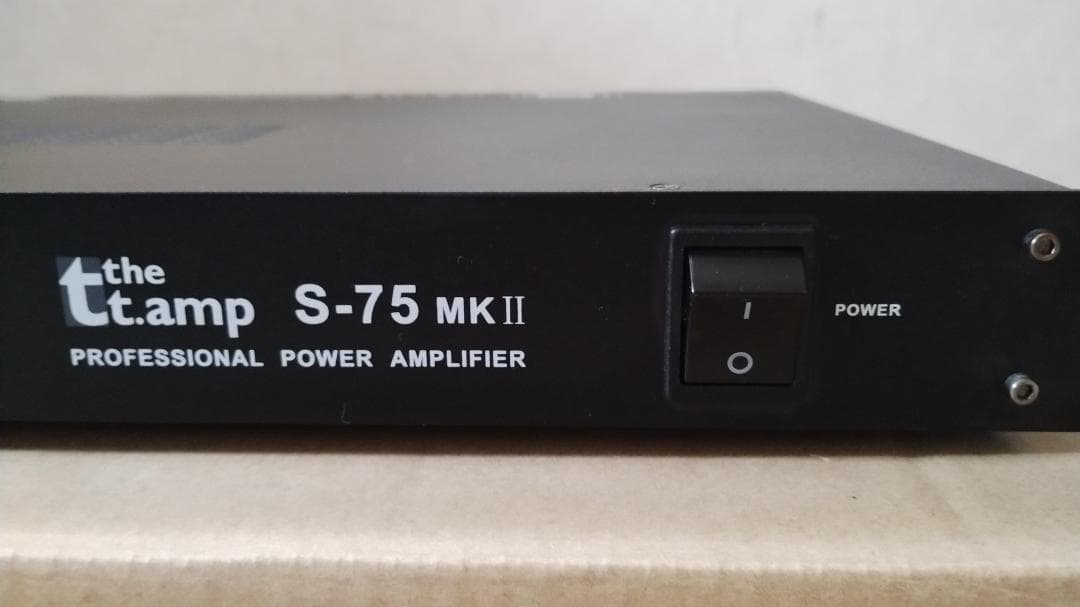 プロフェッショナル ドイツ製パワーアンプ thomann S-75mk2