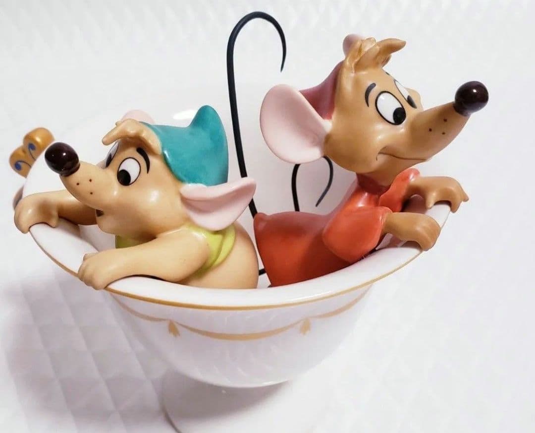 WDCC シンデレラ ガスとジャック ティーカップ ディズニー フィギュア