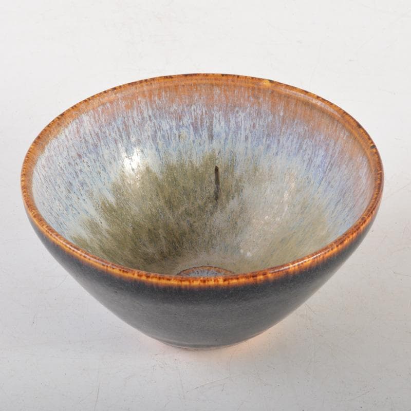 中国　宋代　建窯　兎毫盞　天目茶碗　C　6516