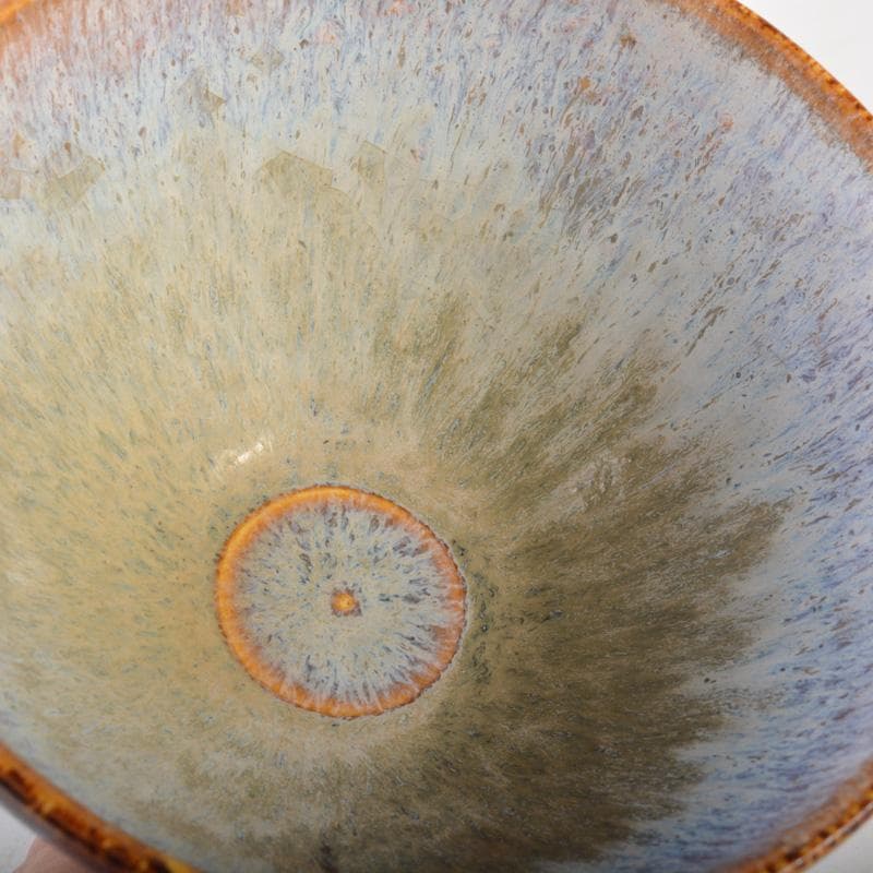 中国　宋代　建窯　兎毫盞　天目茶碗　C　6516