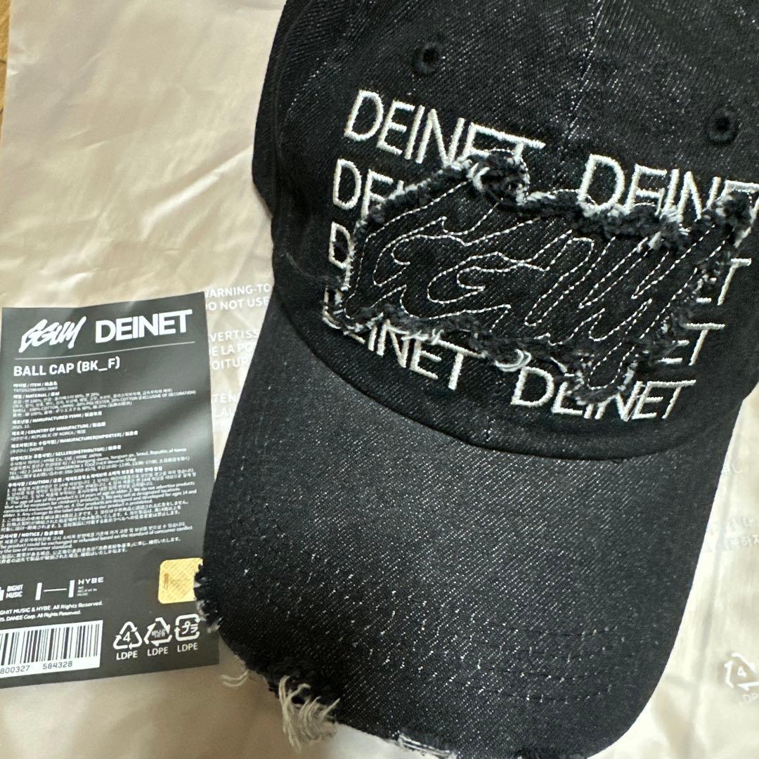 TXT ヨンジュンGGUM X DEINET キャップ　黒